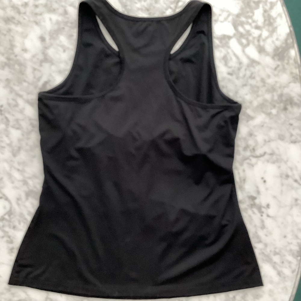 Fila Black Tank With Ruffled Front and Racer Back - Picture 5 of 9